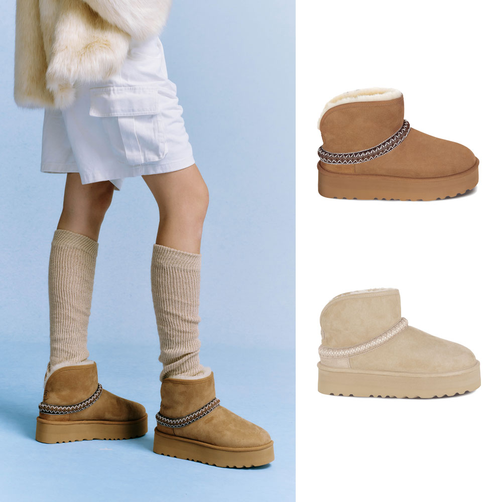 [무료배송] 호주정품 오즈라나 클래식 크레센트 부츠 (굽 4cm) OZLANA UGG OZ0022