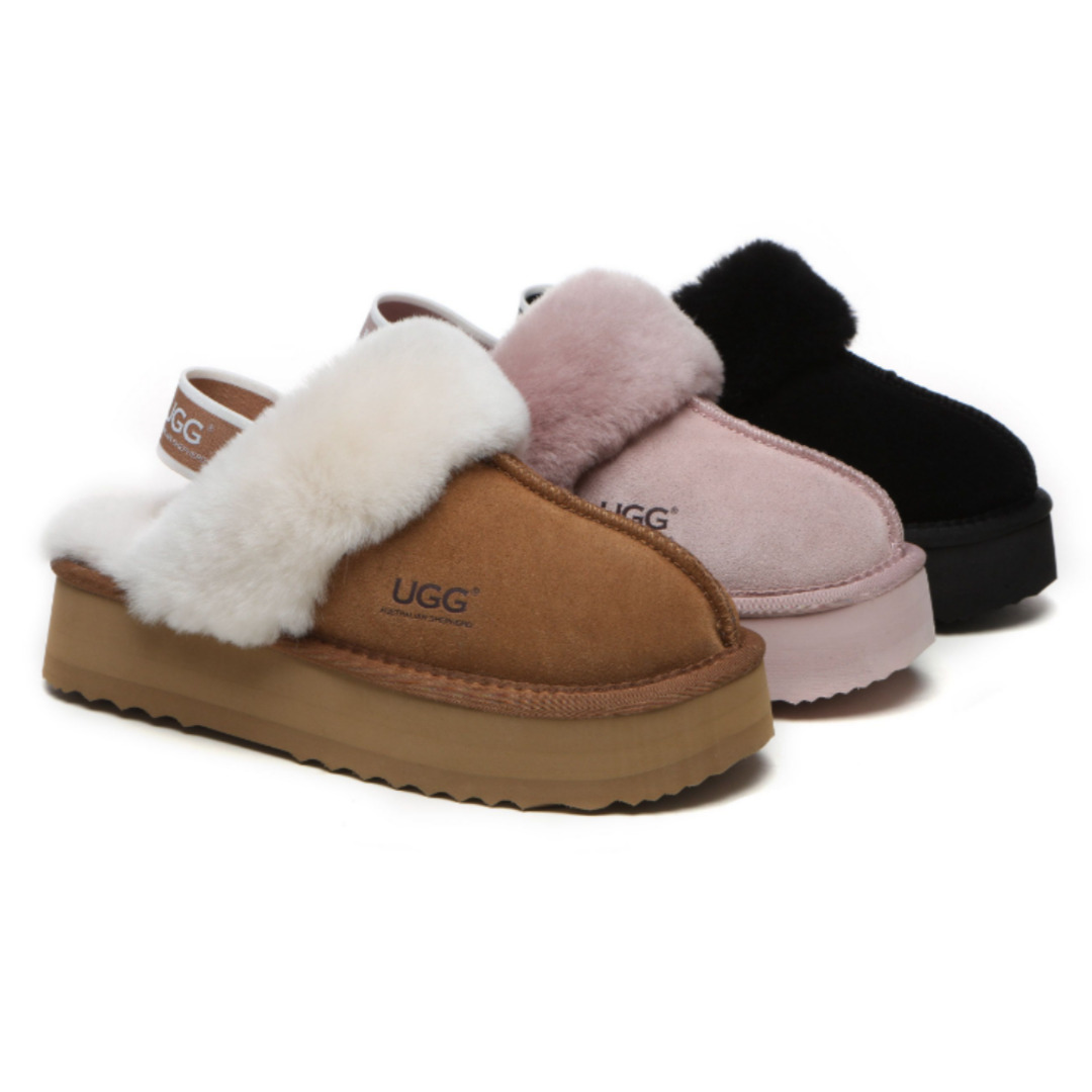 [무료배송] 호주정품 에버어그 머핀 플랫폼 슬리퍼 (굽 4cm) UGG AS2047
