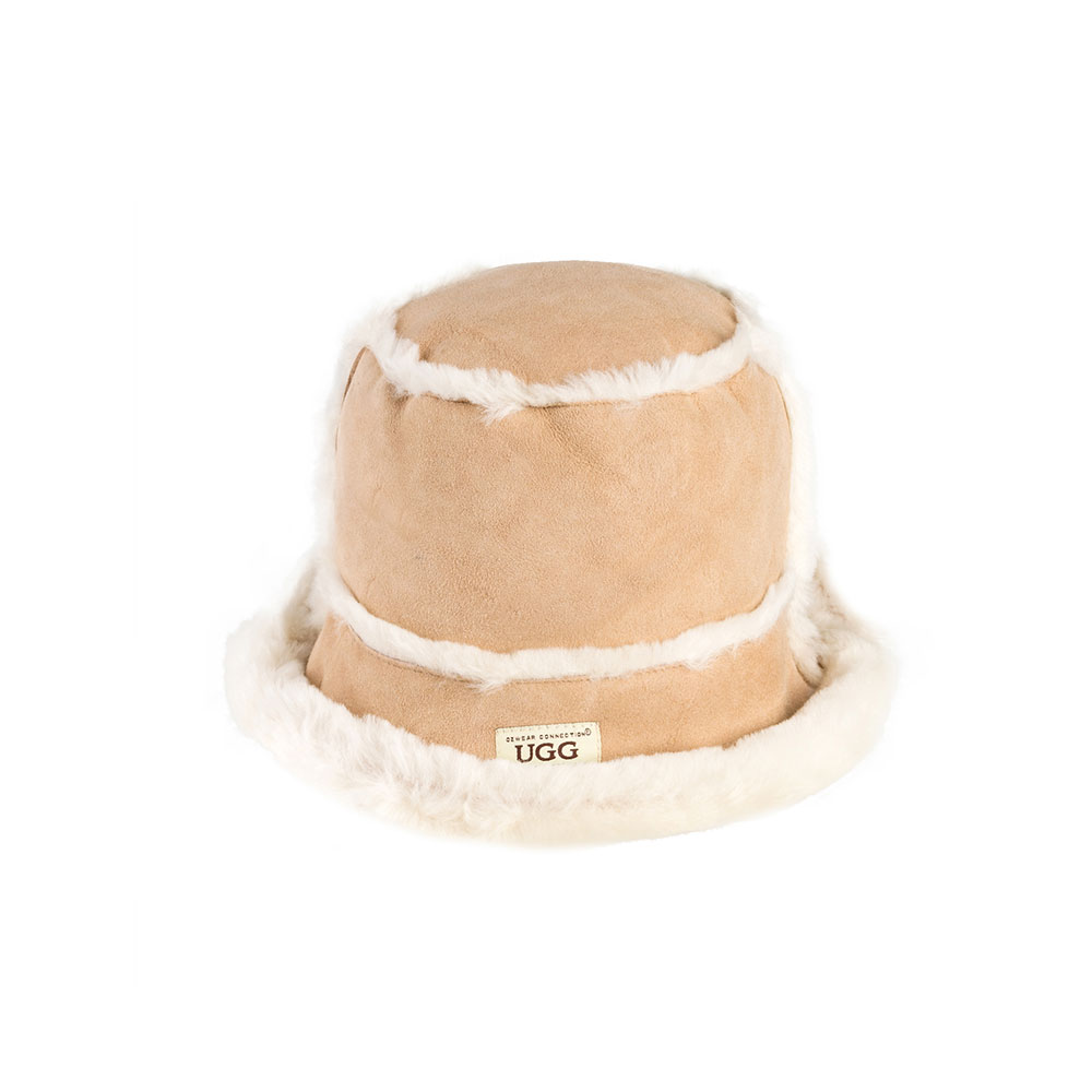 [무료배송] 호주정품 오즈웨어 어그 양가죽 플랫탑 버킷햇 OZWEAR UGG CS009